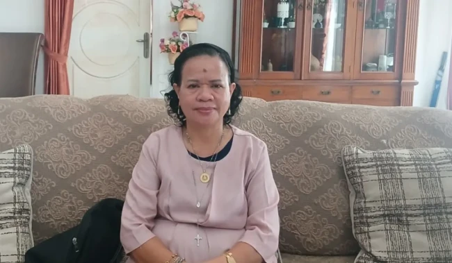 Ketua Dewan Pembina Yayasan Pendidikan Santo Josef Freinademetz, Dra. Lidia Dunga Poety