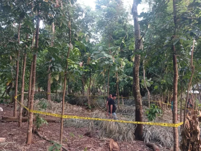 TKP pembunuhan di SBD