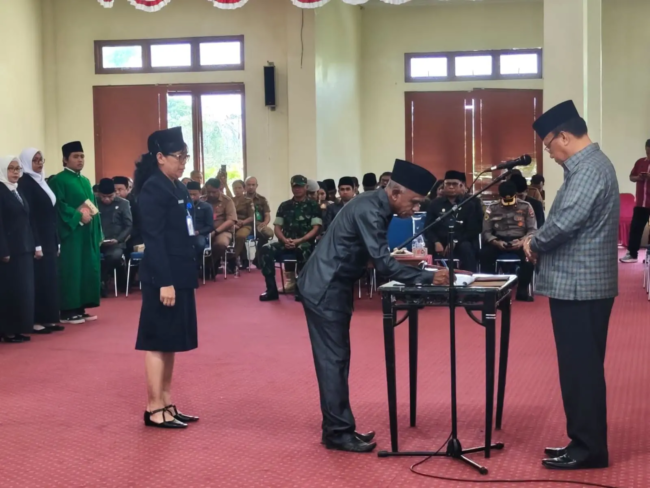 pelantikan kepsek sumbar